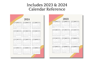 2023 Calendar Planner Canva Template