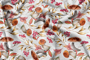 Autumn flowers watercolor clipart, an Illustration by Kate Lanbina (Thumbnail 17 of 22)
