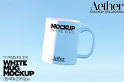 11oz White Mug Mockup Bundle, a Cups & Container Mockup by Banana Mockups (Thumbnail 1 of 6)