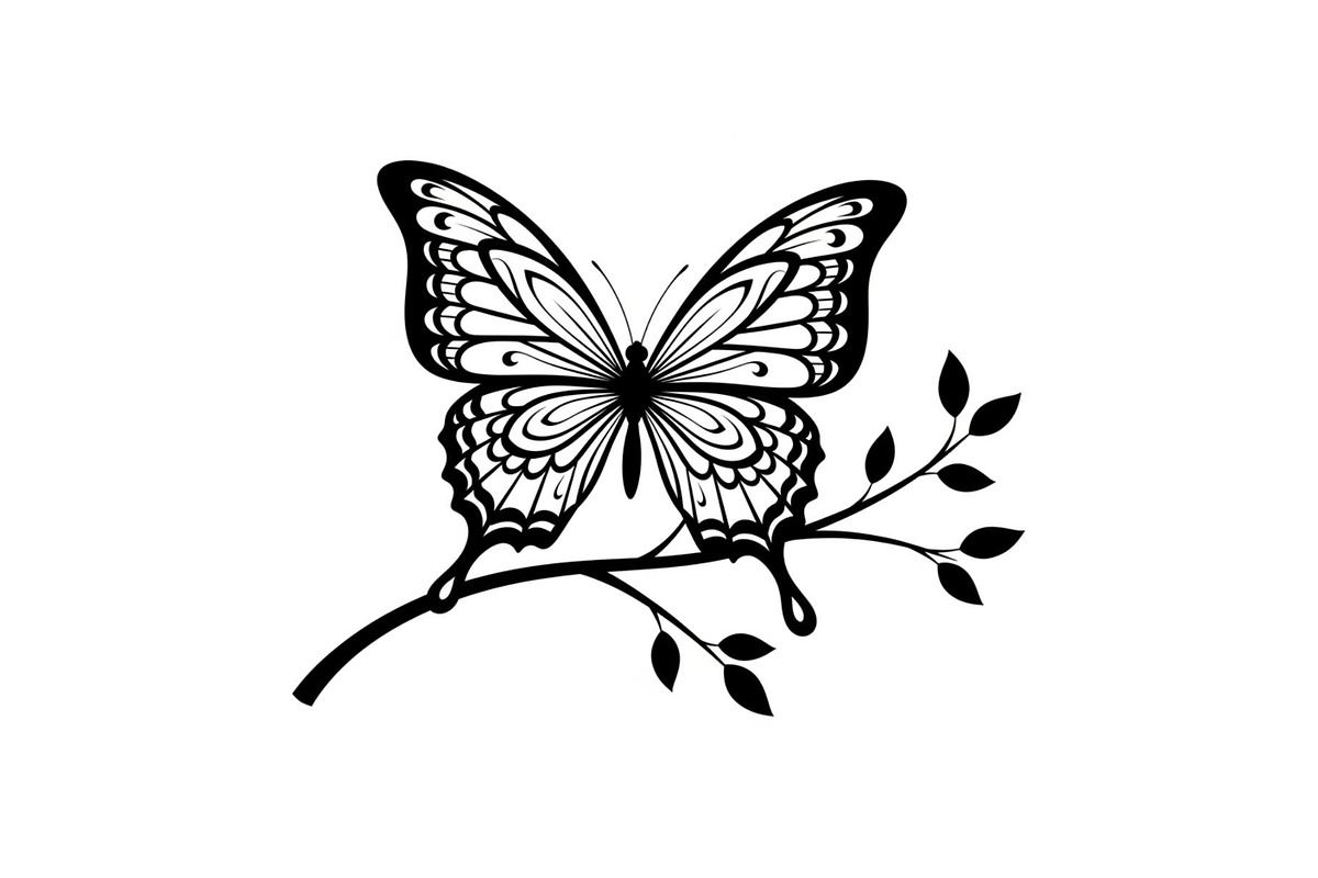Butterfly Branch SVG Bundle, an Illustration by Creativeshirt (Photo 25 of 31)