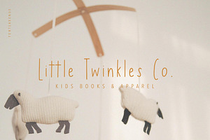 Little Stars Cute Kids Font