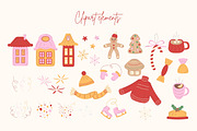 Christmas Clipart and Patterns, a Seasonal Illustration by CapriceMeDesigns (Thumbnail 3 of 16)