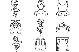 Vector illustration of ballet themed, an Illustration by ZinetroN