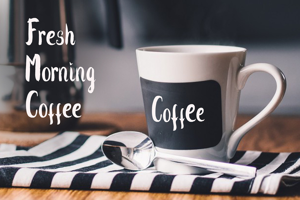 Flossy Tail brush handwritten font preview 4