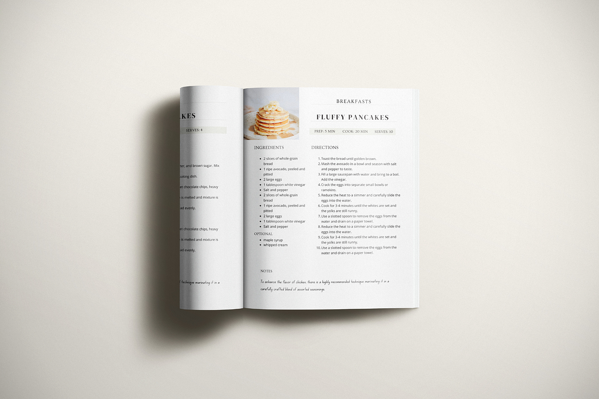 Modern Recipe Template for Canva, a Card Template by OrganizationOasisRo (Photo 10 of 10)