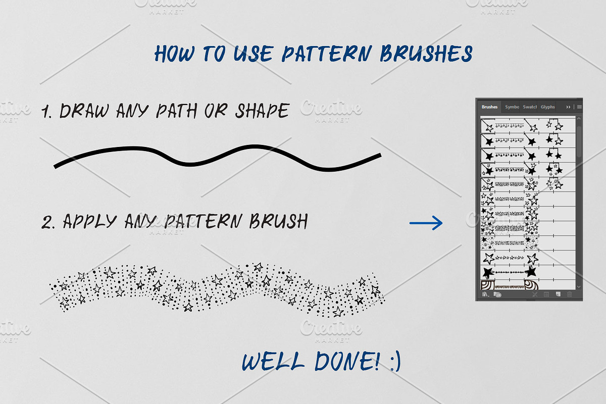 60 Christmas Pattern Brushes, a Brush Add-On by Mallinka (Photo 3 of 10)