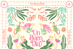 Fiesta Folk Art Illustrations