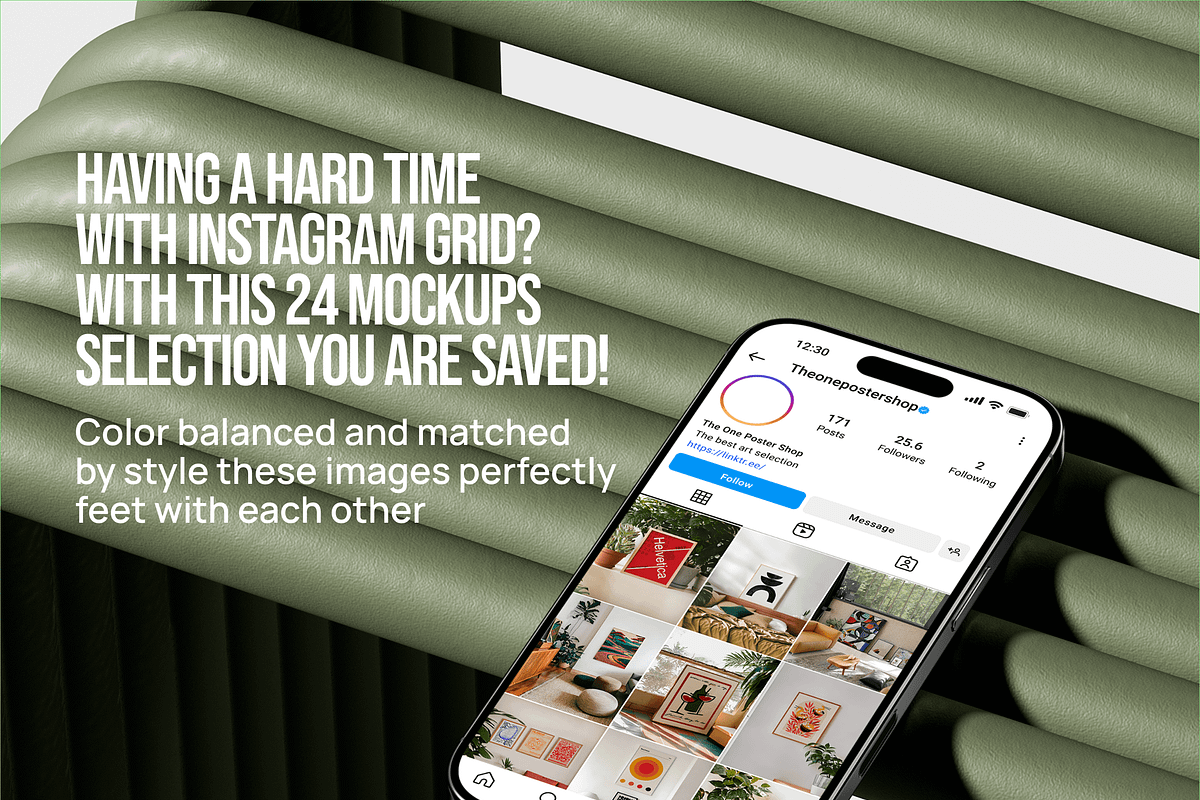 24 Fancy Frame Mockup Bundle, a Product Mockup by SigaSigaMockup (Photo 9 of 11)