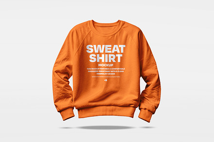 Crew Neck Sweatshirt Mockup, an Apparel Mockup by sagesmask.com