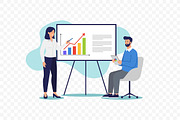 Digital Marketing Presentation Team, a Finance Illustration by Partikusi Design (Thumbnail 3 of 3)