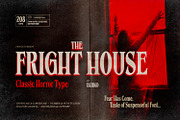 The Fright House Classic Horror Font, a Serif Font by ikiiko (Thumbnail 1 of 7)