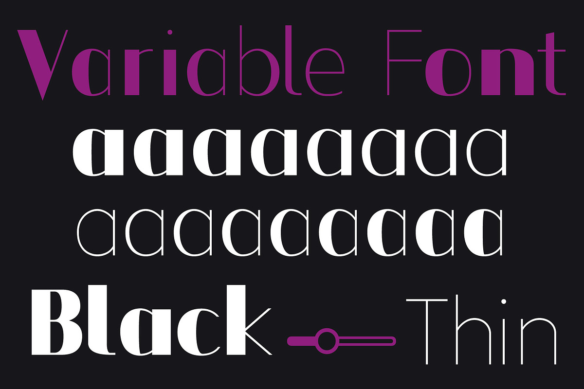 Typeface Contrast SANS Variable Font, a Sans Serif Font by Typo Graphic Design (Photo 3 of 7)