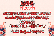 Aloha March, a Script Font by Dm Studio (Thumbnail 7 of 8)