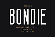 Bondie - Condensed Sans Serif, a Sans Serif Font by Craft Supply Co. (Thumbnail 11 of 11)