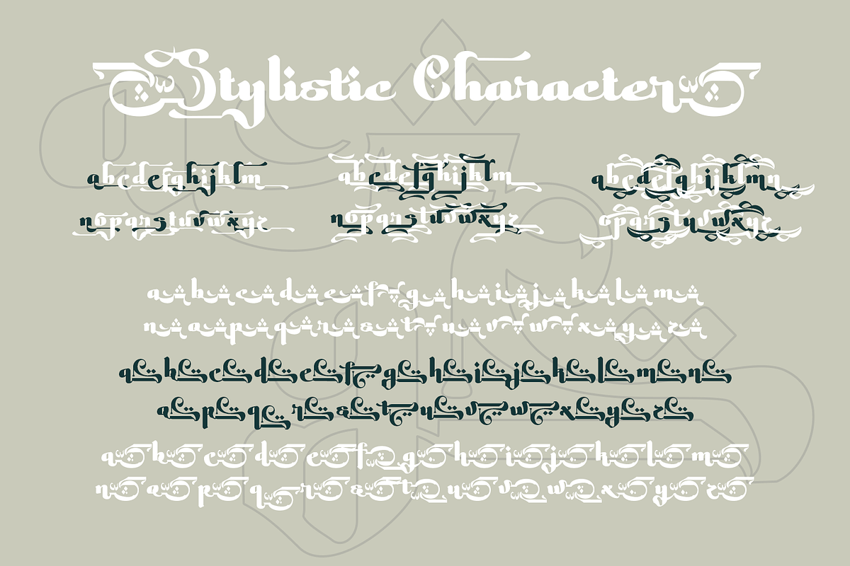 Muthainah - Islamic Calligraphy, a Script Font by TypeClassHeroes (Photo 8 of 10)