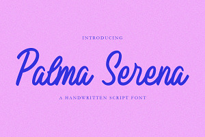 Palma Serena Handwritten
