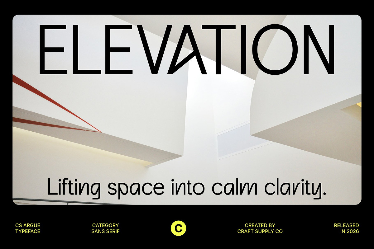 CS Argue – Modern Sans Serif, a Sans Serif Font by Craft Supply Co. (Photo 6 of 8)