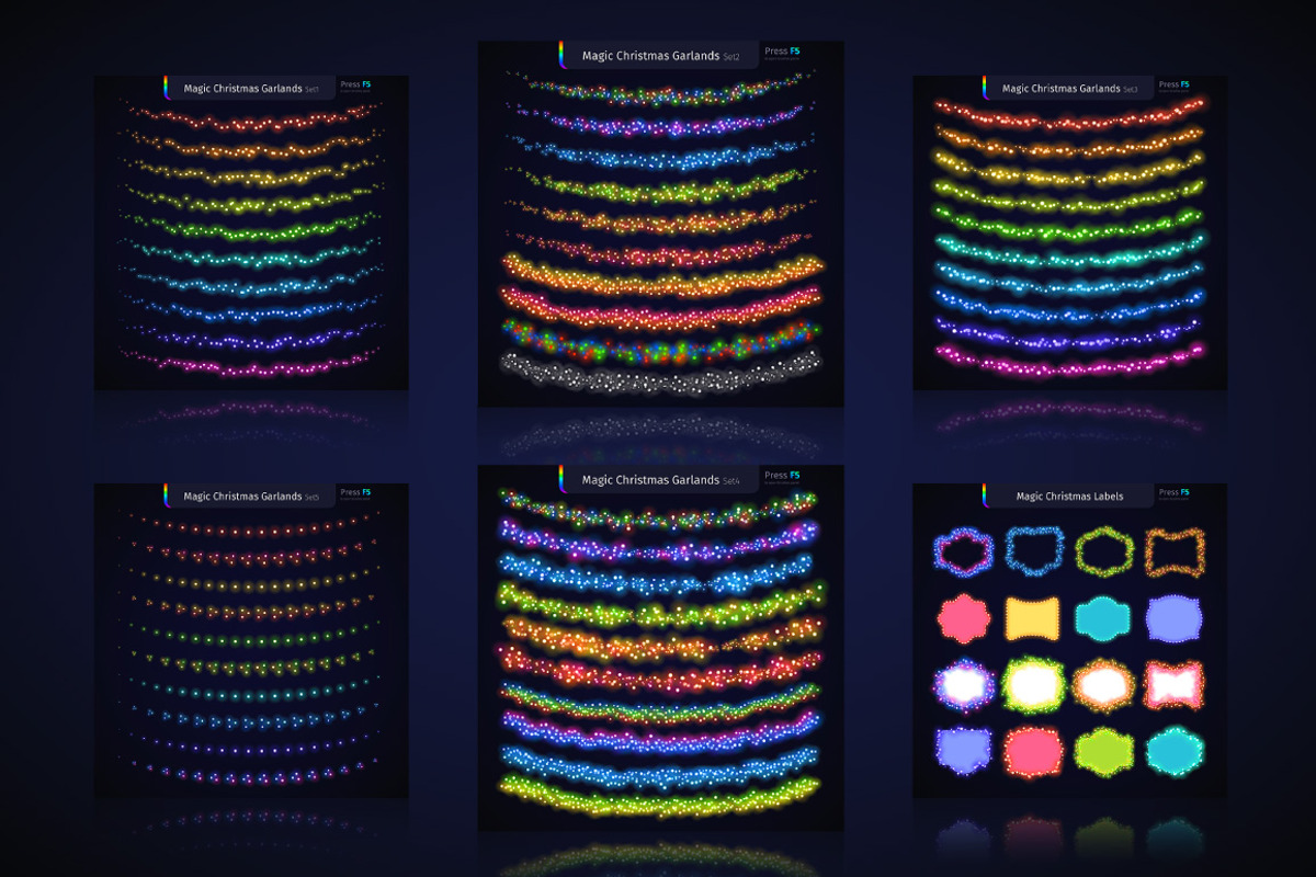 Magic Christmas Lights, a Brush Add-On by Voysla's Shop (Photo 5 of 14)