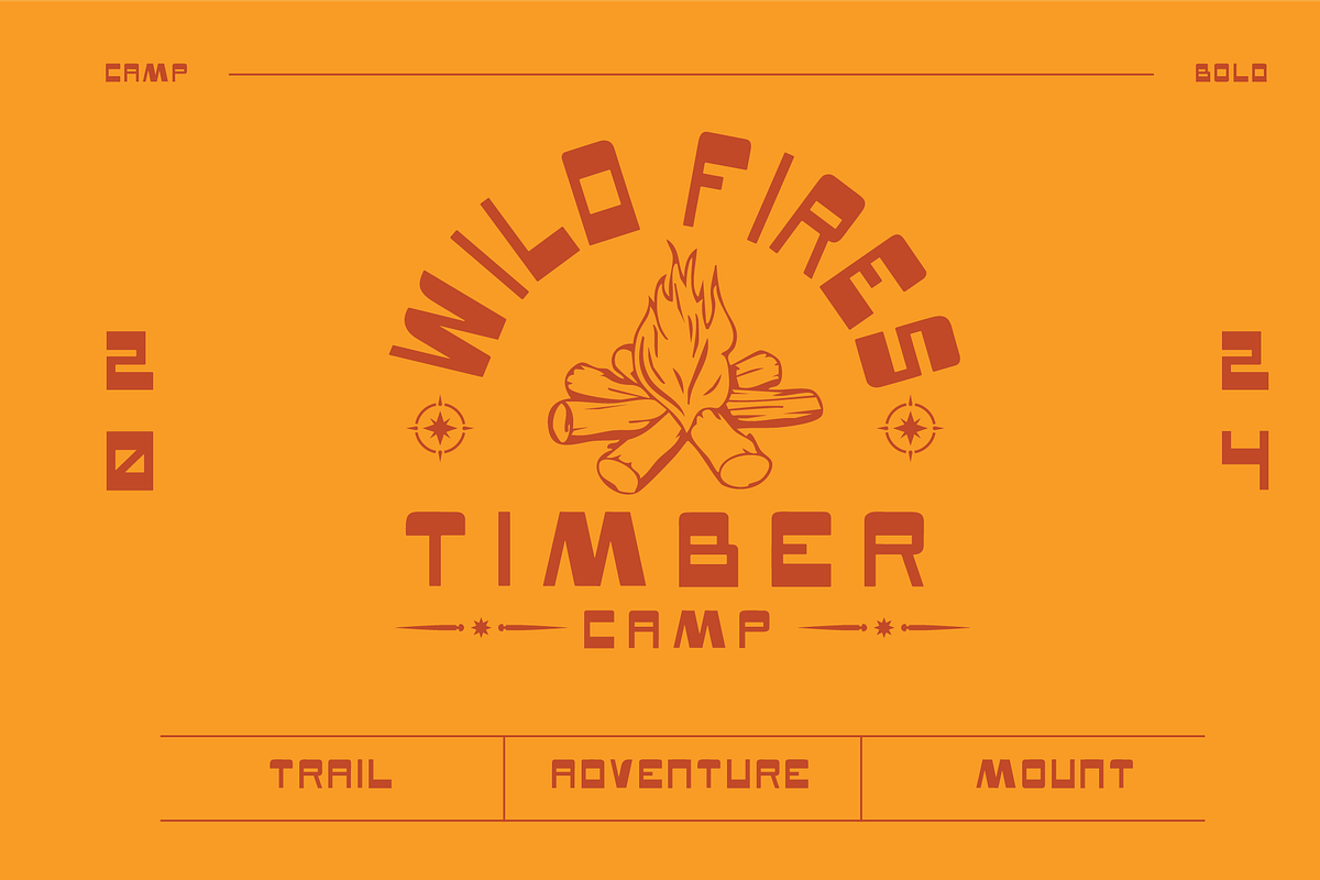 GUBAM - Bold Retro Vintage Font, a Sans Serif Font by Rightwheels (Photo 9 of 11)