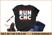 RUN CNC Funny machinist engineer SVG, a Work Illustration by Handy Arts Studio (Thumbnail 2 of 3)