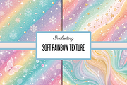Pastel Glitter Ombre Digital Papers, a Pattern Graphic by Neon Studio (Thumbnail 3 of 6)