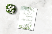 Greenery Bridal Shower Invitation, an Invitation Template by TheSimplySereneShop (Thumbnail 4 of 7)