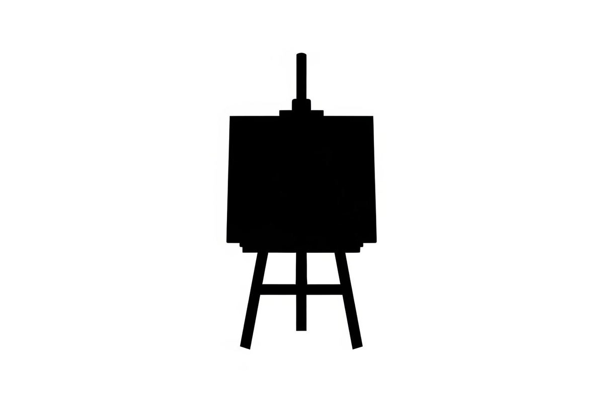 Artist Canvas On Wooden Easel Icon, an Icon by Gfx_Store (Photo 3 of 10)