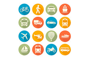 Transport icons