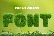 Fresh Grass Font, a Sans Serif Font by itefan Studio (Thumbnail 1 of 5)