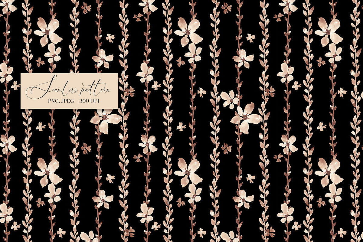 Cute floral seamless pattern, a Pattern Graphic by SirenaArt (Photo 9 of 13)