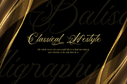 Balisay - Calligraphy Font, a Script Font by Sronstudio (Thumbnail 6 of 13)