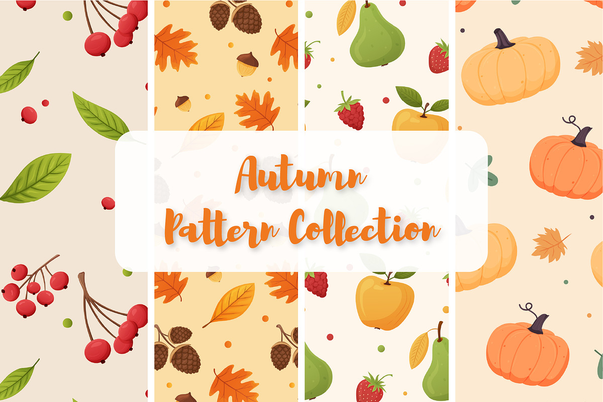 Autumn Patterns Collection, a Pattern Graphic by AnnMsl Lab (Photo 1 of 3)