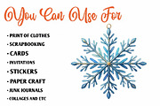 Watercolor Navy Gold Ornaments, a Seasonal Illustration by CreationArt (Thumbnail 5 of 7)