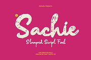CS Sachie Stamp, a Script Font by Craft Supply Co. (Thumbnail 1 of 8)