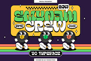Emynam Crew Typeface, a Sans Serif Font by alit design (Thumbnail 1 of 20)