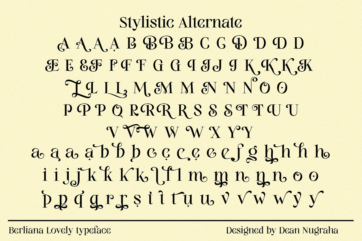 Berliana Lovely, a Serif Font by INKSUN™ (Photo 9 of 13)