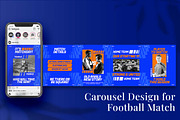 Football Match Instagram Carousel, a Social Media Template by Attype (Thumbnail 3 of 9)