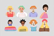 Women. Vector and raster graphics., a Person Illustration by Oliana Moroz (Thumbnail 8 of 19)