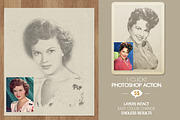 Old Photo Effect Photoshop Action preview 2