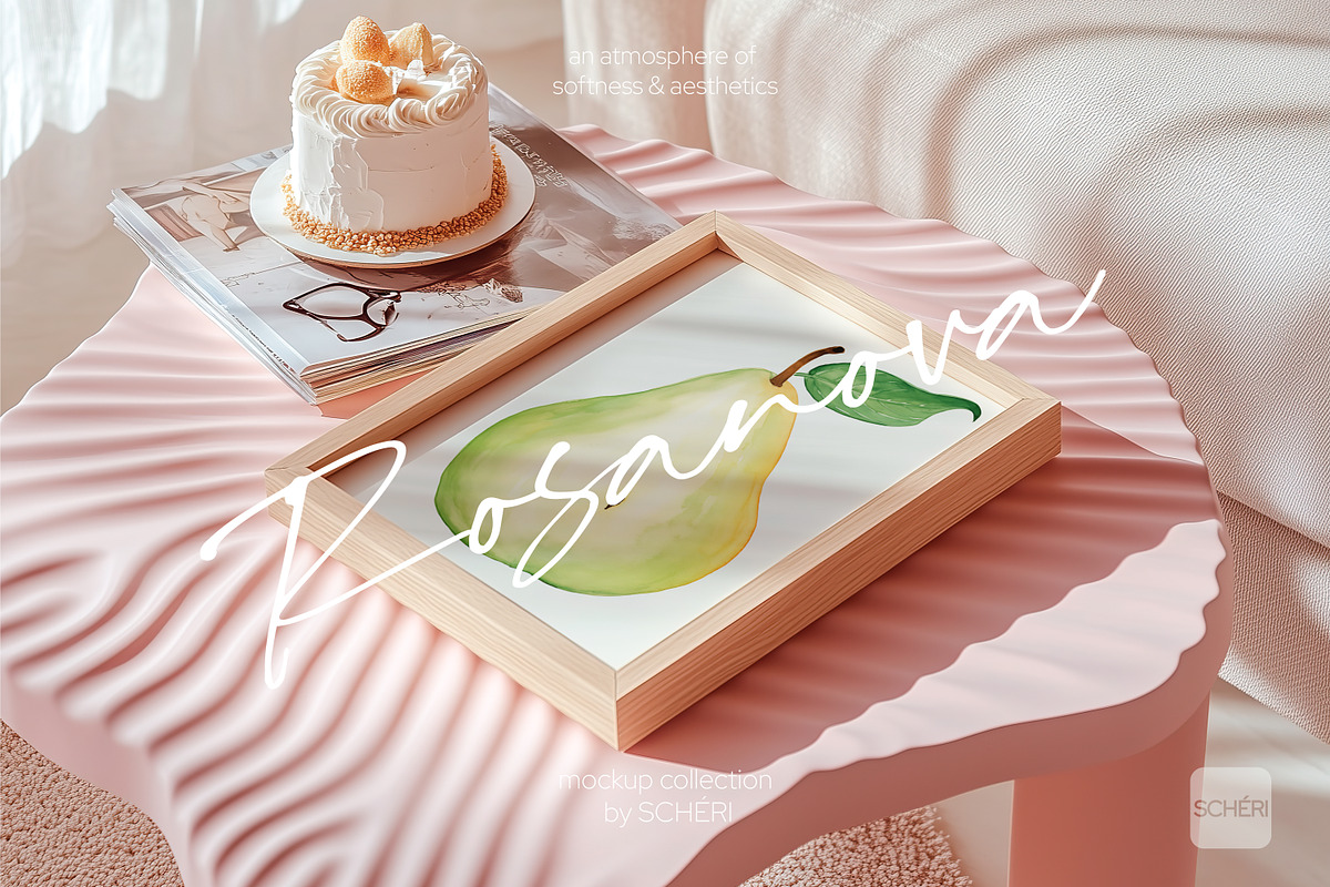 ROSANOVA | Frame mockup set, a Household Mockup by SCHÉRI (Photo 1 of 11)