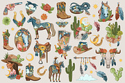 Desert Soul Western bundle, a Seasonal Illustration by SecondOfJuly (Thumbnail 2 of 7)