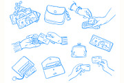Digital Pay Lineart, a Finance Illustration by Carpet Tapete Pretzel (Thumbnail 2 of 4)