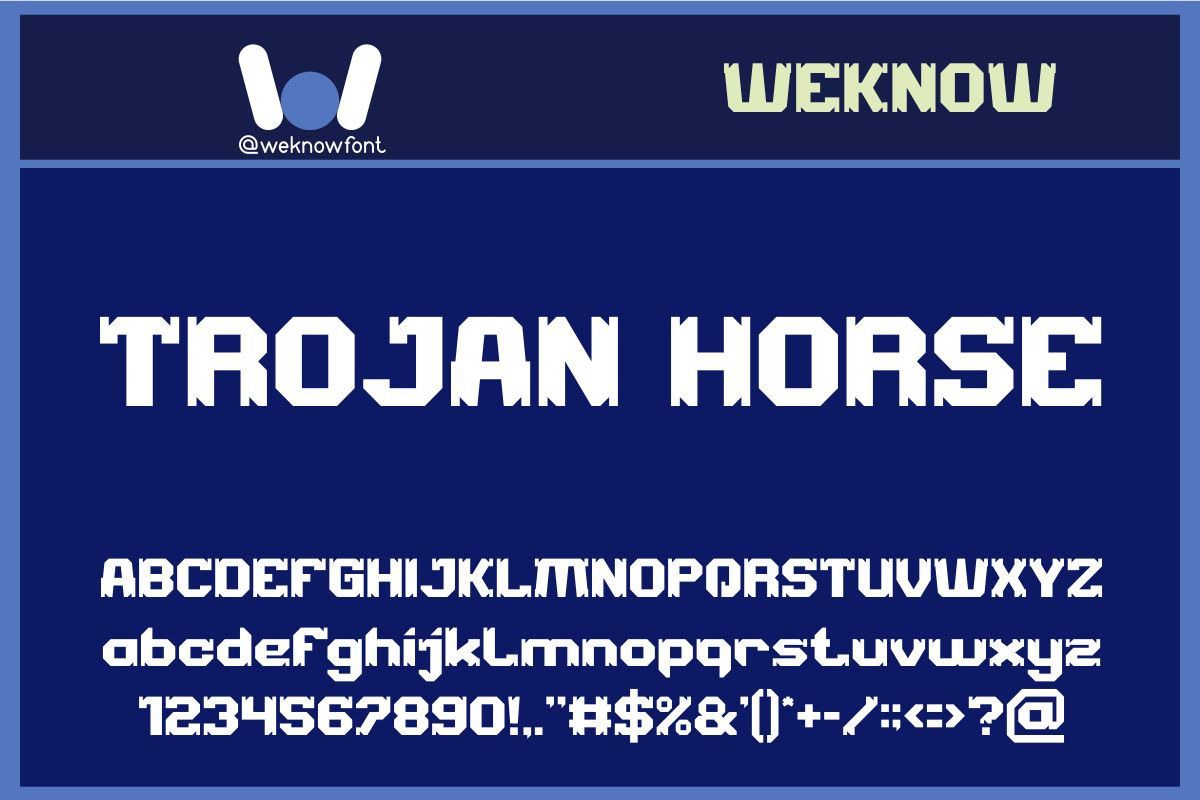 Minotaur font, a Font by weknow (Photo 3 of 8)