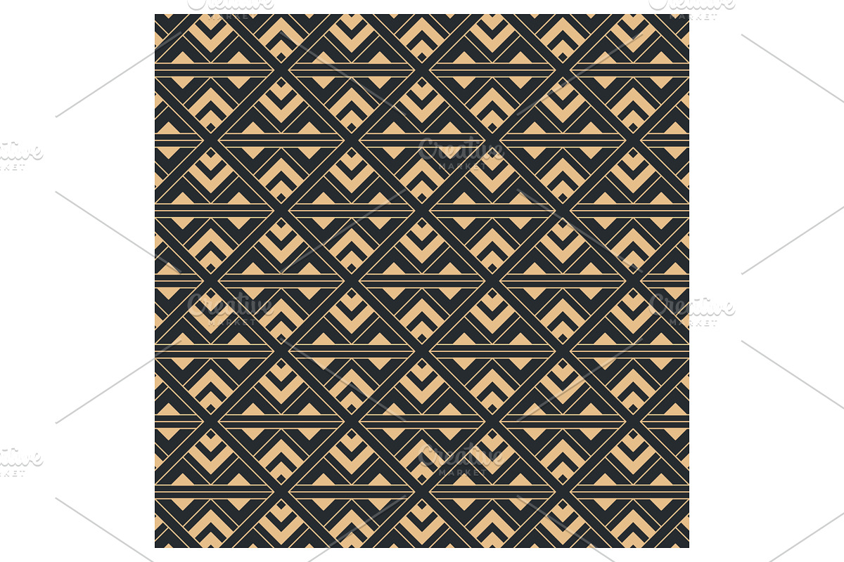 Art Deco-Inspired Geometric Pattern, a Pattern Graphic by Creative Backgrounds (Photo 2 of 3)