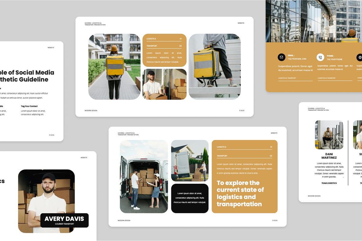 Logistics & Transport Google Slides, a Presentation Template by Annora Studio (Photo 4 of 5)
