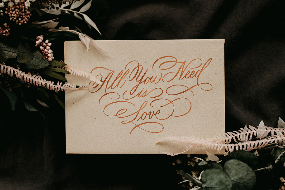Valentine's Day Lettering, an Object Graphic by Type and Graphics Studio (Photo 11 of 12)