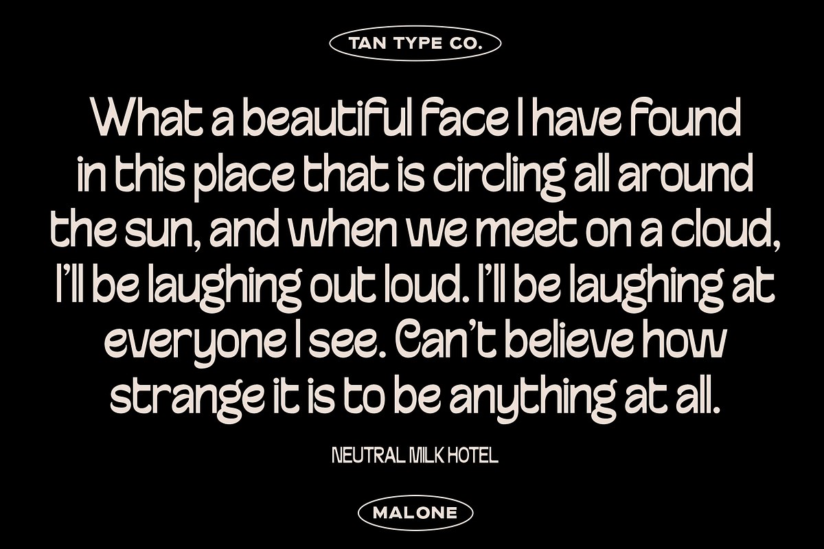 TAN-MALONE, a Sans Serif Font by TanType (Photo 7 of 11)