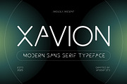 Xavion -Modern Sans Serif Font, a Sans Serif Font by Vadovastd (Thumbnail 1 of 7)