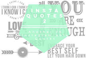 InstaQuotes 2, an Object Graphic by Rhonna Designs