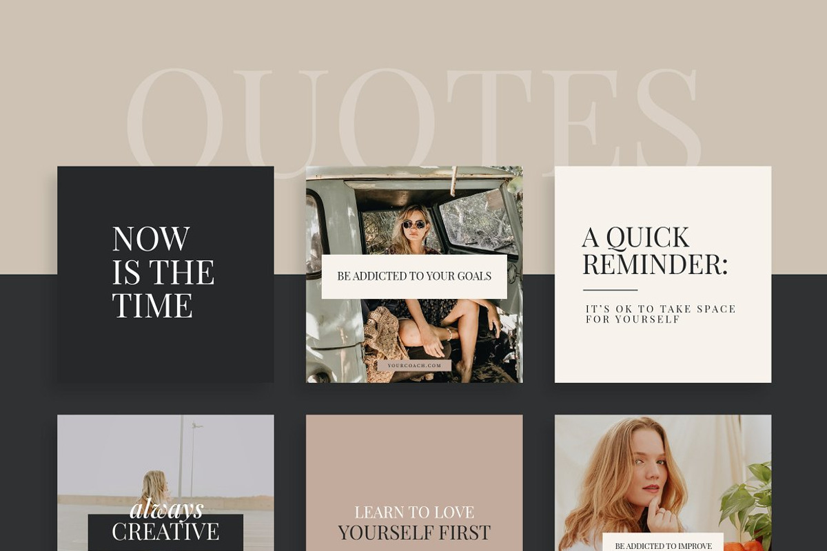 Instagram Bundle Coach Blogger, a Social Media Template by Design District (Photo 16 of 71)